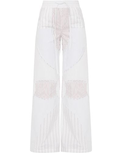 Off-White c/o Virgil Abloh Motorcycle Trousers - White