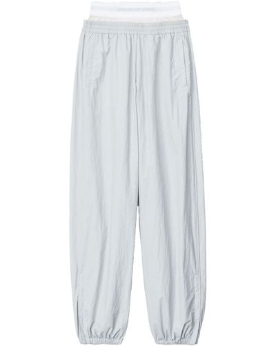Alexander Wang Track Pants With Prestyled Underwear - White