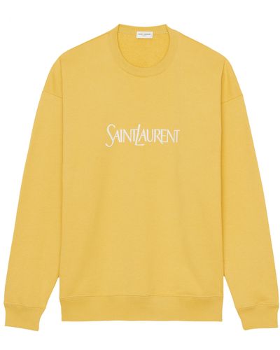 Saint Laurent Sweatshirt - Yellow