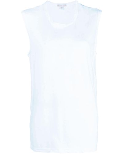 James Perse Cotton Sleeveless T-shirt - White