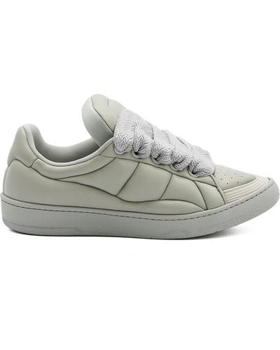 Lanvin Sneakers Curb XL low-top in pelle - Bianco