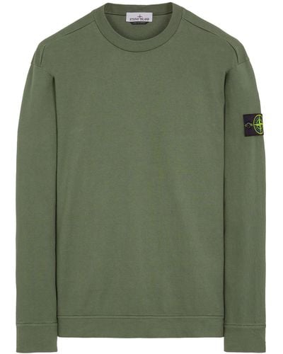 Stone Island Cotton Sweatshirt - Green
