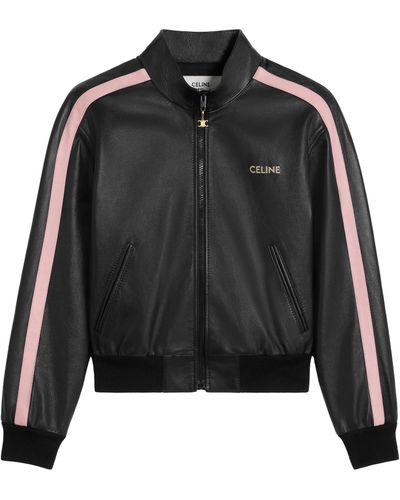 Celine Leather Jacket - Black