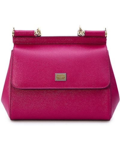Dolce & Gabbana Small Sicily Bag - Purple