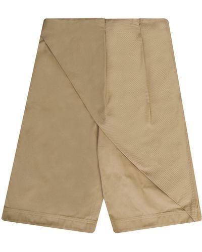 Loewe Cotton Bermuda Shorts - Natural