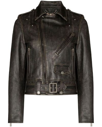 Golden Goose Leather Jacket - Black