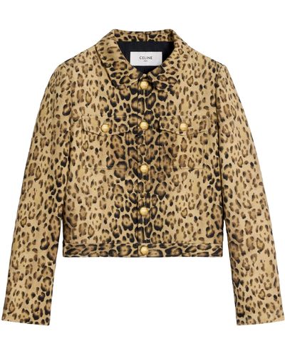 Celine Leopardprint Jacket - Multicolor