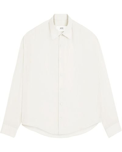 Ami Paris Viscose Shirt - White