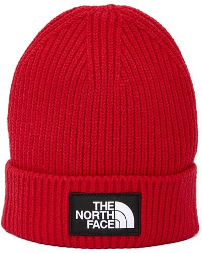 The North Face Tnf Logo Beanie - Red