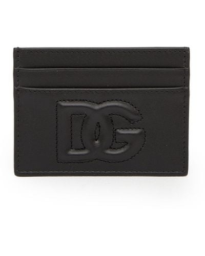 Dolce & Gabbana Leather Cardholder - White