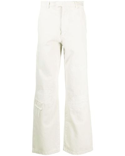 Amiri Creamcolored Denim Jeans - White