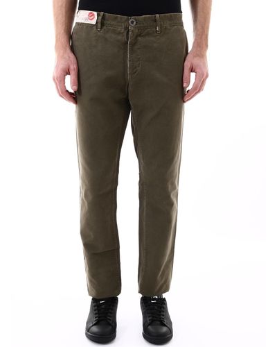 Incotex Cotton Trousers - Green