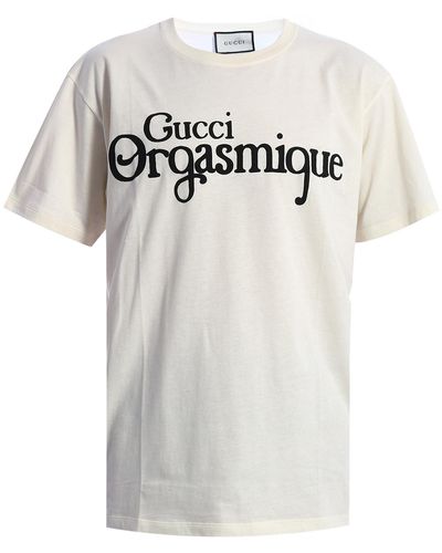 Gucci Orgasmique Print Oversize T-shirt - White