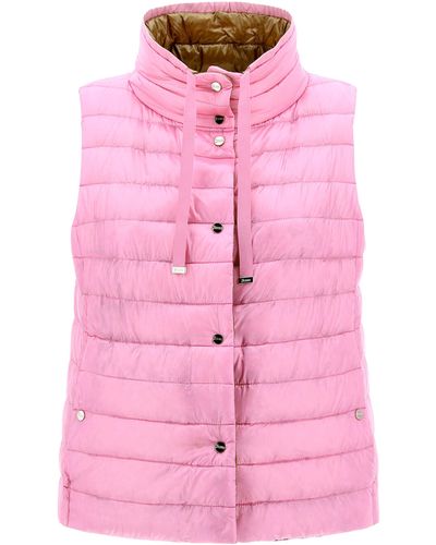 Herno Reversible Vest - Pink