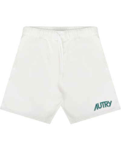 Autry Logo Bermuda Shorts - White