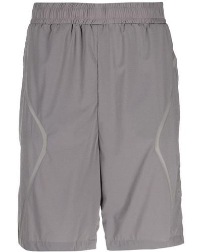 A_COLD_WALL* Tape-detail Knee-length Shorts - Grey