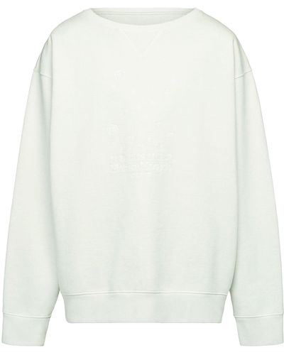 Maison Margiela Numerical Logo Sweatshirt - White