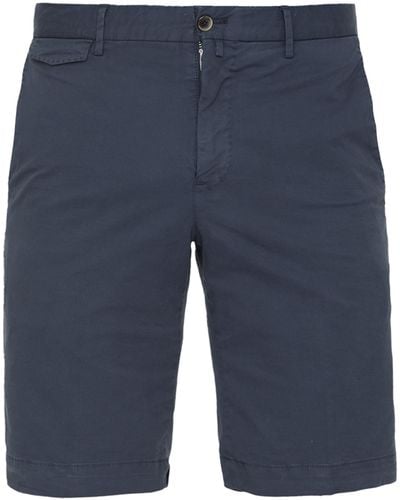 PT Torino Cotton Bermuda Shorts - Blue