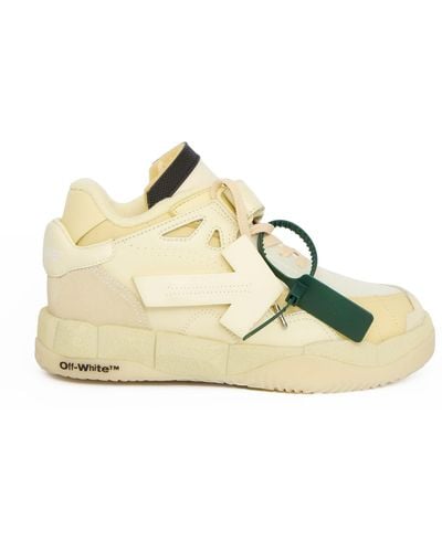 Off-White c/o Virgil Abloh Low Top Puzzle Couture Sneakers - Natural