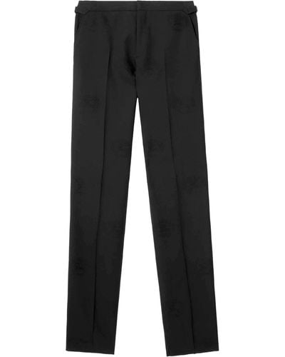 Burberry Ekd Tuxedo Pants - Black