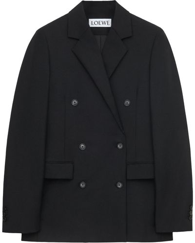 Loewe Wool And Mohair Jacket - Black