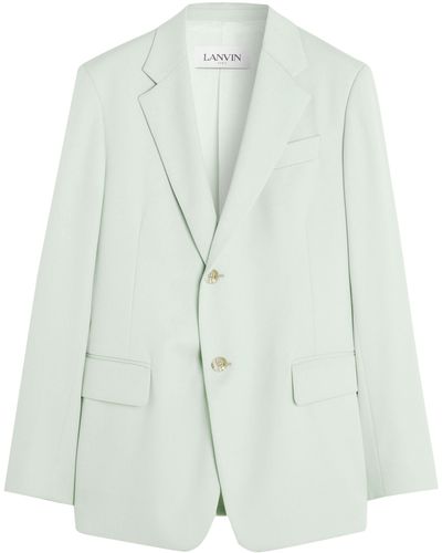 Lanvin Wool Drill Jacket - White