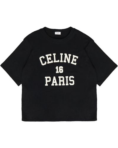 Celine 16 Paris Tshirt - Black