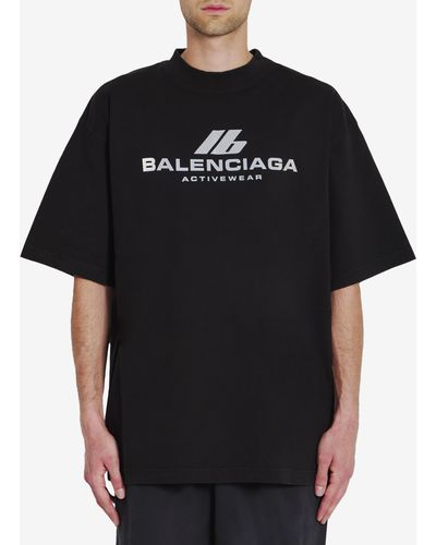 Balenciaga Activewear Tshirt - Black