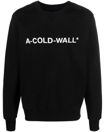 A_COLD_WALL* Essential logo sweatshirt - Nero