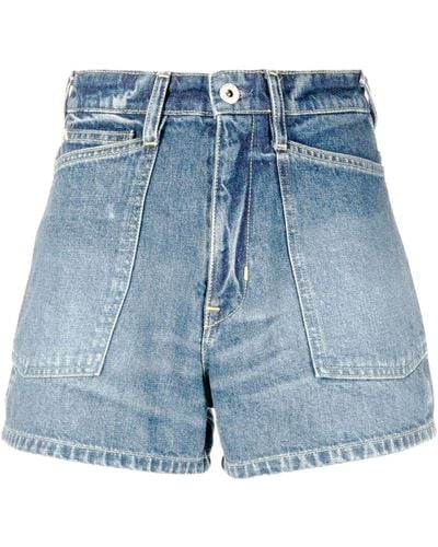 KENZO Shorts in denim - Blu