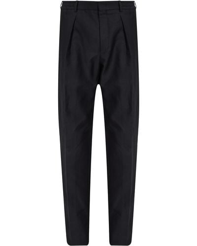 Fendi Pleated Trousers - Black