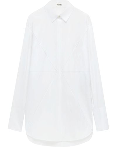 Loewe Puzzle Fold Shirt In Cotton - White