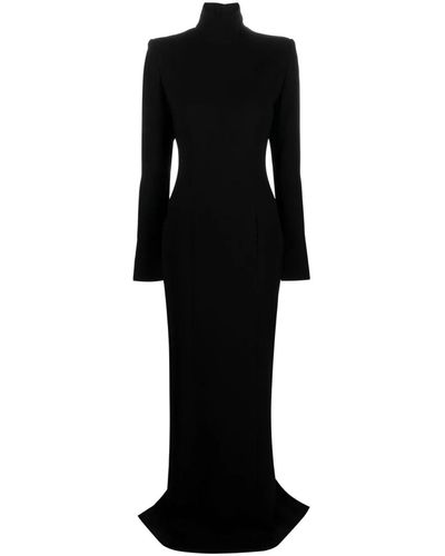 Monot Cutout Long Dress - Black
