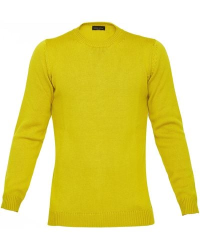 Roberto Collina Merino Wool Jumper - Yellow