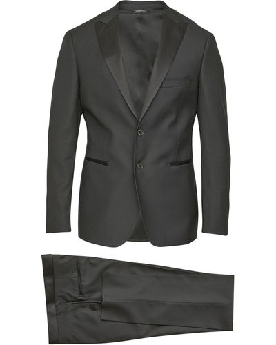 Tonello Wool Faille Tuxedo - Gray