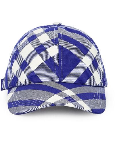 Burberry Baseball Cap Accessories - Blue