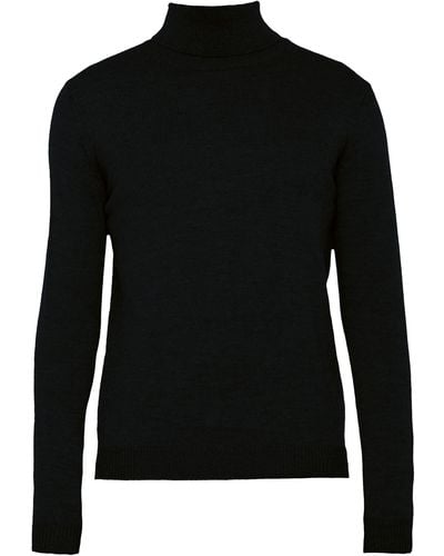 Roberto Collina Merino Wool Sweater - Black
