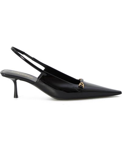 Saint Laurent Carine Slingback Court Shoes - Black