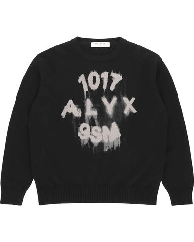 1017 ALYX 9SM Sweatshirt With Logo - Black