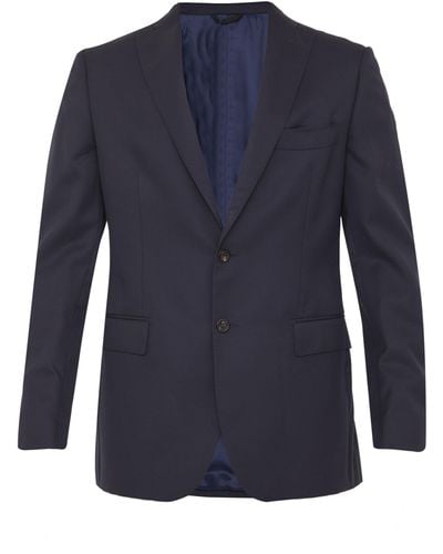 Tonello Singlebreasted Wool Jacket - Blue