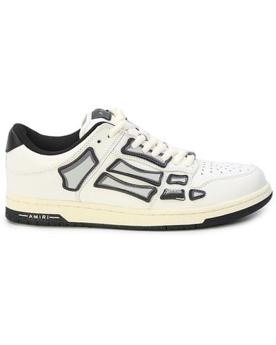 Amiri Chunky Skeleton Low Top Trainers, /, 100% Rubber - White