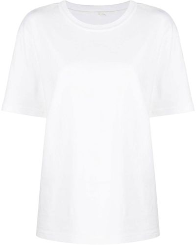 Alexander Wang Cotton Tshirt With Logo - White