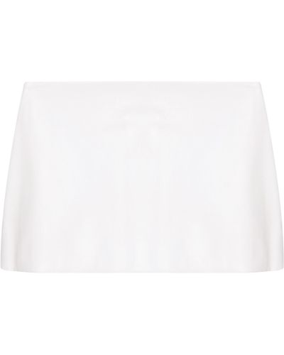 Khaite Jett Miniskirt - White