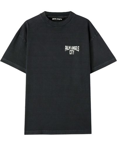 Palm Angels Pa City Tshirt - Black