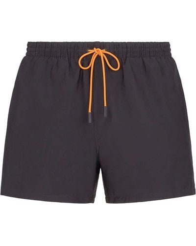Fendi Nylon Swim Shorts - Black