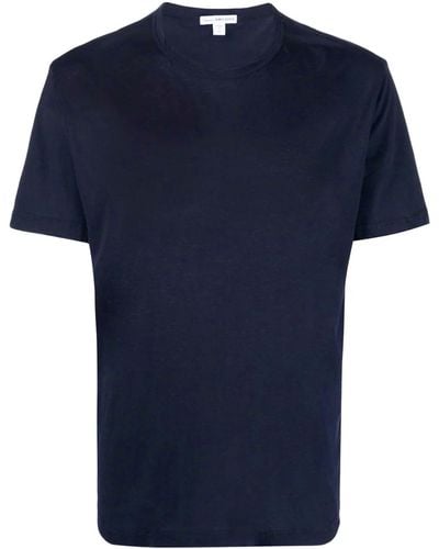 James Perse Short-sleeve Cotton T-shirt - Blue