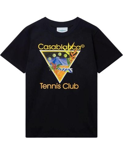 Casablancabrand Tennis Club Icon T-shirt - Black