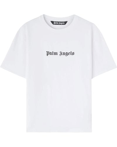 Palm Angels Logo Tshirt - White