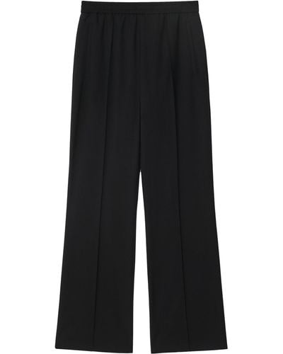 Loewe Tracksuit Trousers In Wool - Black