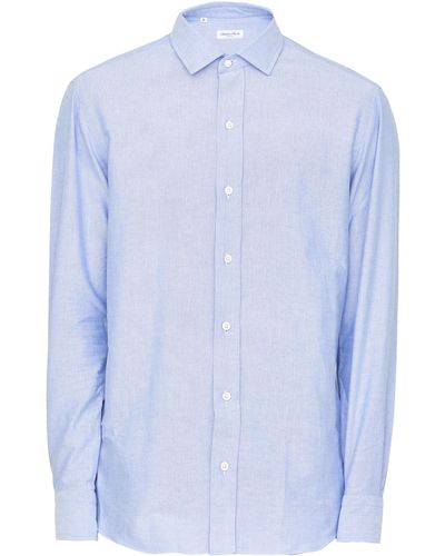 Blue Salvatore Piccolo Shirts for Men | Lyst